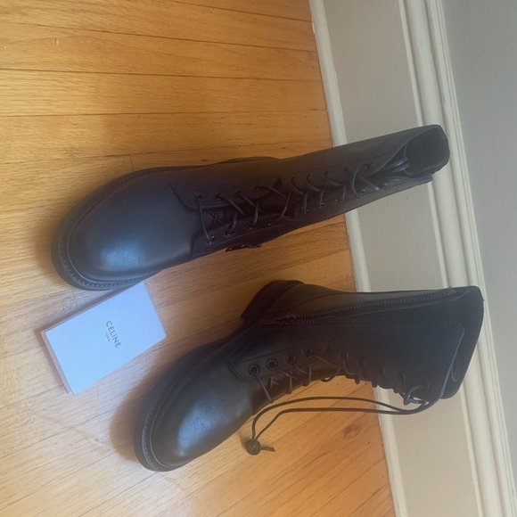 Celine Ranger Lace-Up Boots, US size 6.5 - Picture 8 of 8